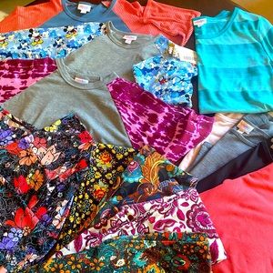 HUGE LuLaRoe Bundle! Like new: Leggings, Randy, Maria, Irma & Maxi Skirt!
